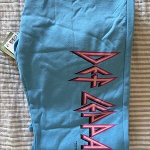 H&M Blue Graphic Joggers